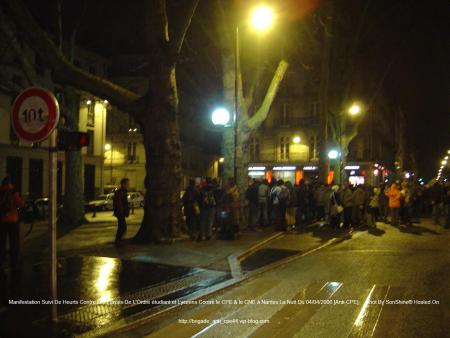 Heurts !!!!! Mouvement étudiant et Lyceens Dans La  Nuit Du 04 04 2006 5